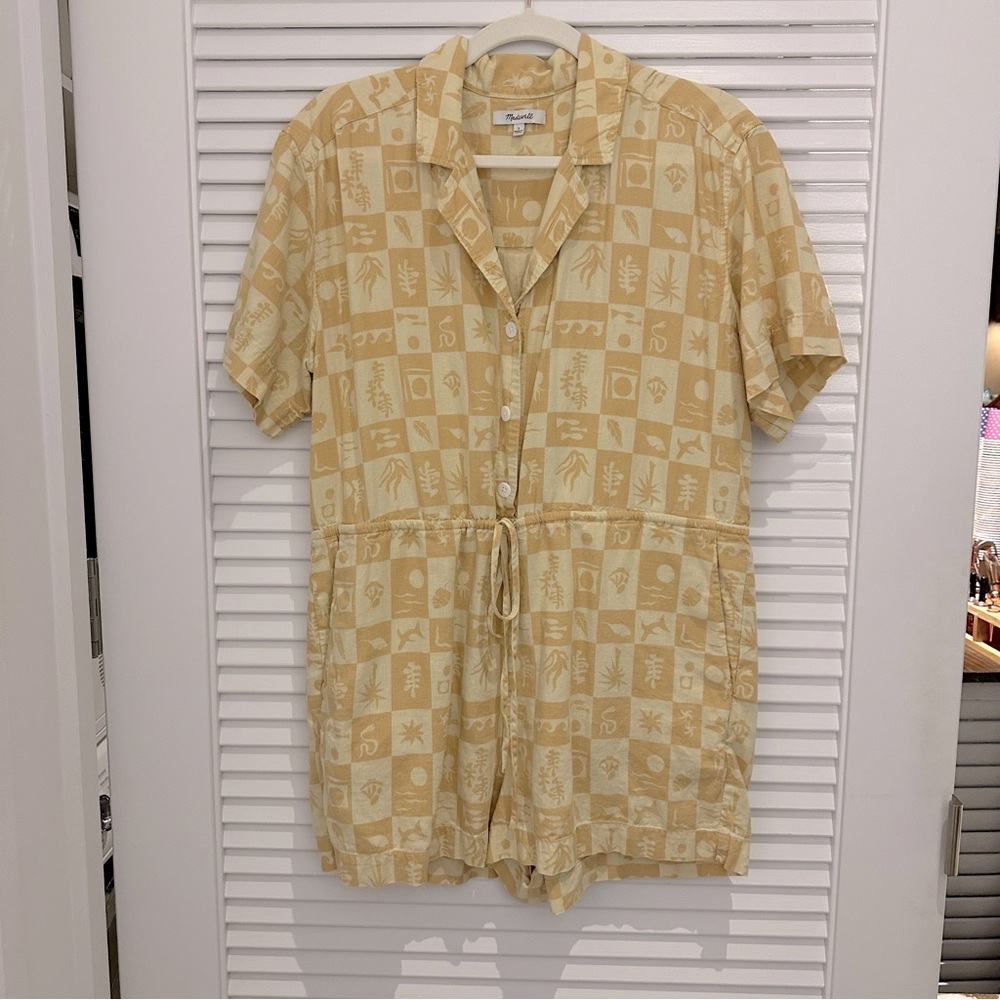 Madewell Button-Front Romper